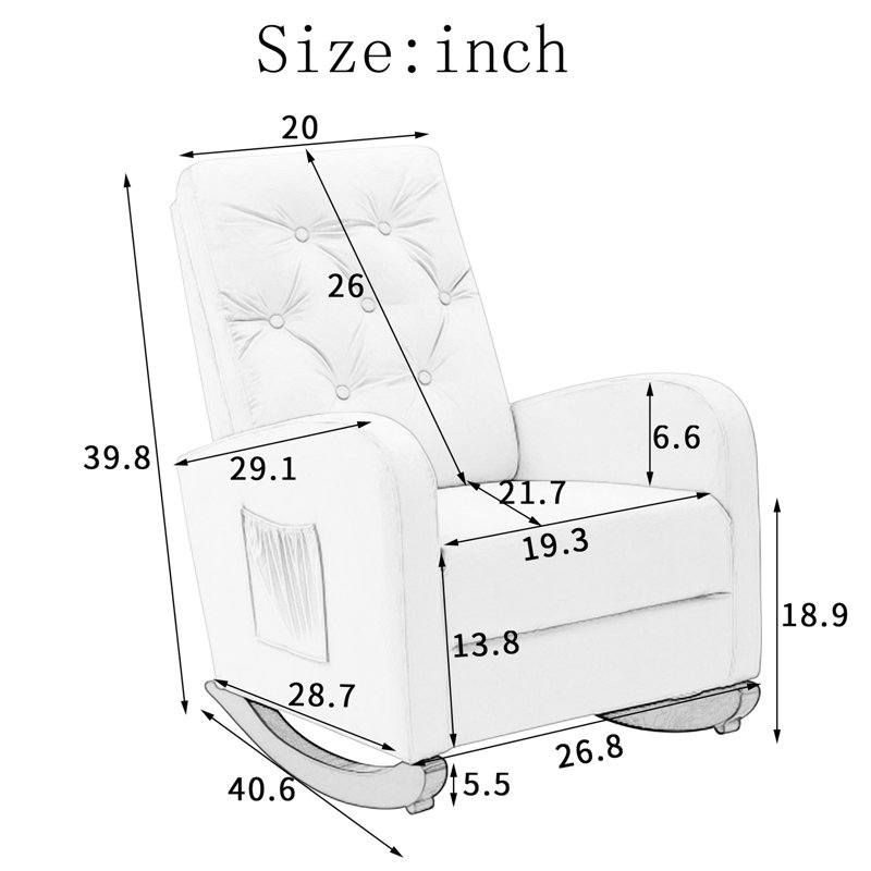 Harriet Bee Japanese Single Sofa/Chair Lazy Sofa Tatami Sofa Adjustable